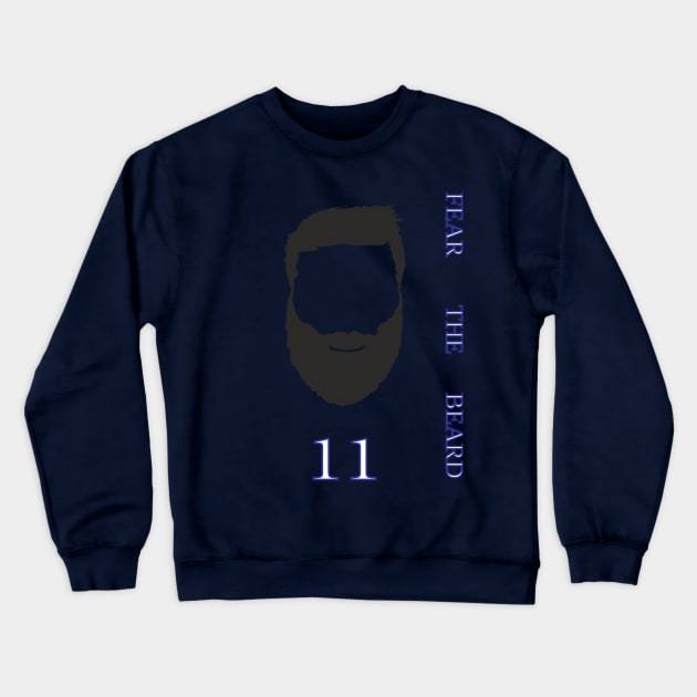 EDELMAN FEAR THE BEARD SHIRT Crewneck Sweatshirt by Jarcure